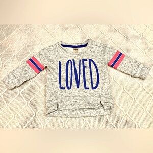 Oshkosh babygirl 12 month crew neck sweater